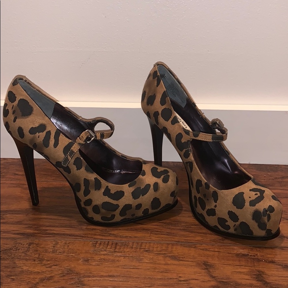 Vera Wang Cheetah Heels
